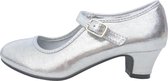 Kinderschoenen zilver glossy /Prinsessen schoentjes hak -maat 32 (binnenmaat 21 cm) pumps - hakken schoenen - meisje - princess-