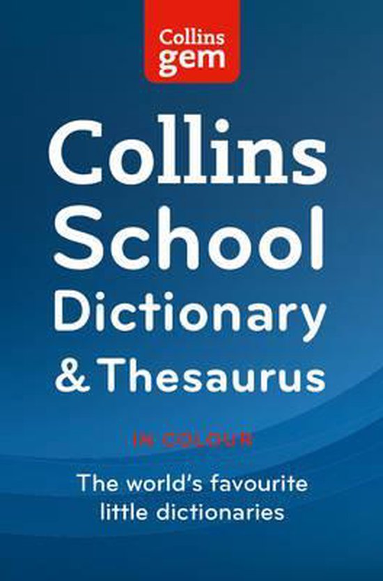 Collins Gem School Dictionary & Thesaurus 9780008102869 Collins Dictionaries Boeken bol