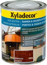 Xyladecor Ramen & Deuren Uv-Plus - Decoratieve Houtbeits - Mahonie - 0.75L