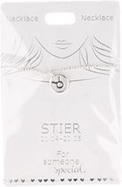 Ketting Stier, silver plated