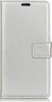 Shop4 - Nokia 5.1 (2018) Hoesje - Wallet Case Business Zilver