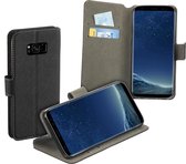 MP Case zwart book case style voor Samsung Galaxy S8 wallet case