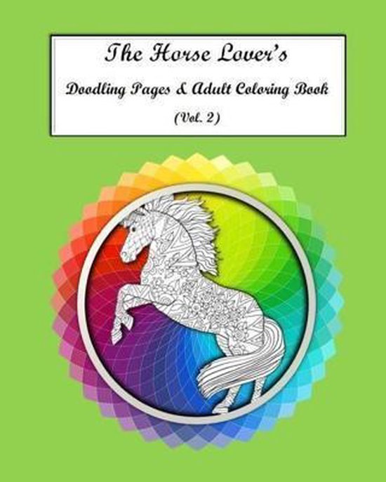 Horse Lovers-The Horse Lovers Doodling Pages & Adult Colorin ... - cover