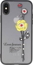 Love forever hoesjes cases voor iPhone X geel