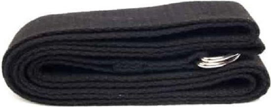 Yoga riem zwart