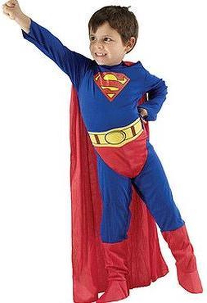 Harde wind catalogus Helemaal droog Superman kostuum voor kinderen 3-4 jaar (s) | bol.com
