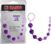 chisa sassy 10 anal beads paars CN-331223171