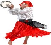 Carnaval Spaans danseresje, zigeunerin, gipsy
