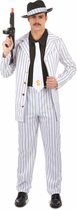 "Witte gangster outfit voor heren  - Verkleedkleding - Medium"