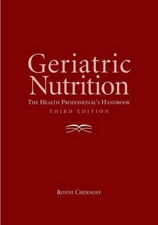 Geriatric Nutrition: The Health Professional's Handbook - cover