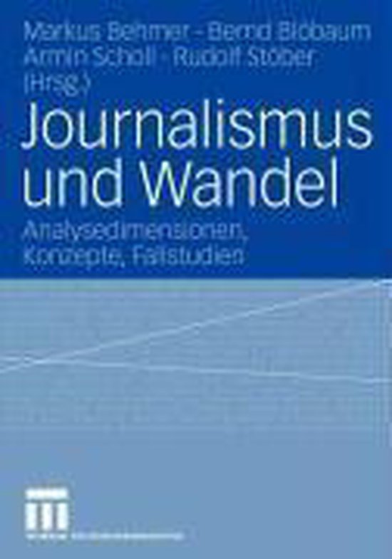 Journalismus und Wandel - cover