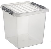 Boîte de rangement Sunware Q-Line, 38 L, plastique, transparente