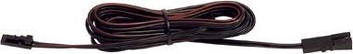 LED Verlengkabel 2 Meter 12V kleur Zwart/Rood