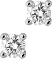 The Jewelry Collection Oorknoppen Diamant 0.50 Ct. - Witgoud