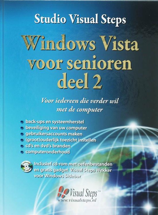 Cover van het boek 'Windows Vista voor senioren' van Studio Visual Steps