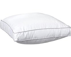 Klaas Vaak Hoofdkussen - Boxkussen - Dreampearls - 50x50x10 cm (BE) - Wit