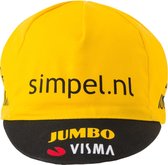 AGU Cycling fietspet Team Jumbo-Visma GEEL ONE SIZE