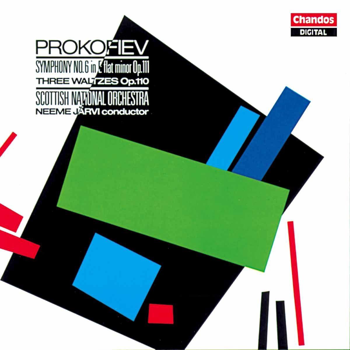 Prokofiev: Symphony no 6, Waltz Suite / Jarvi, Scottish NO