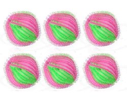 SVH Company Anti-Pluis Wasbal - Nylon Wasmachine Ballen Bollen Wasballen Wasbol Was Bal Ballen Pluisballen - 6 Stuks