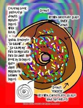 Coloring Book Pastelerya Donuts Matuto Ingles Wika Kulay + Spatial Konsepto  sa Ibabaw    Sa Ilalim Ng  Para Sa MGA Bata Para Sa Lahat Book Ay Sa Ingles Guro Dapat Magsalita Basahin Ingles