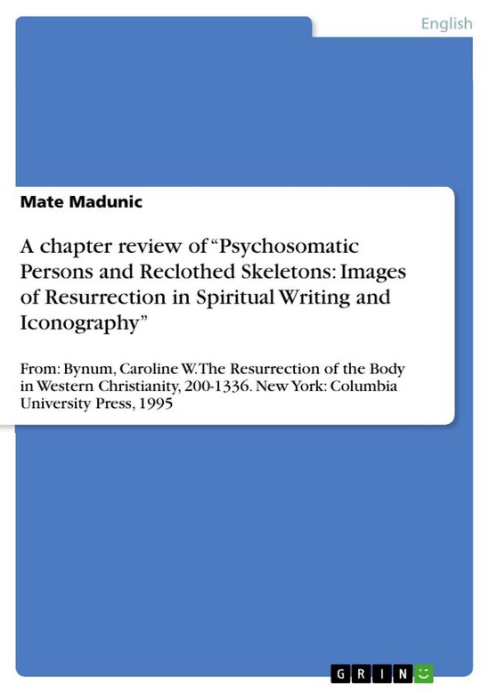 A chapter review of “Psychosomatic Persons and Reclothed S ... - cover