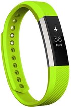 KELERINO. Siliconen bandje voor Fitbit Alta Licht Groen - Small