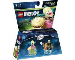 LEGO Dimensions The Simpsons - Fun Pack - Krusty Minifiguur - Clown Bike Voertuig - Multiplatform Add-On