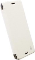 Krusell Malmo FlipWallet Sony Xperia M4 - hoesje met stand - wit