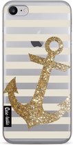 Casetastic Softcover Apple iPhone 7 / 8 - Glitter Anchor Gold