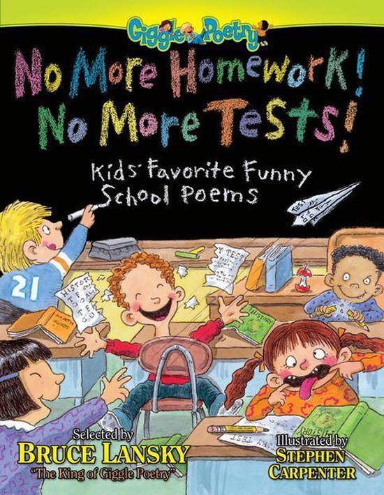 Giggle Poetry - No More Homework! No More Tests! - cover