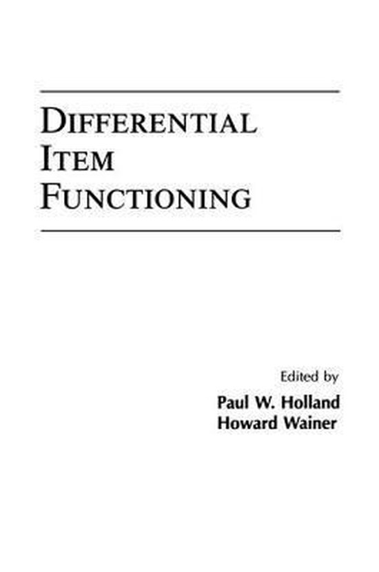 Differential Item Functioning - cover