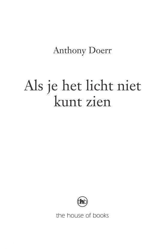 Als je het licht niet kunt zien