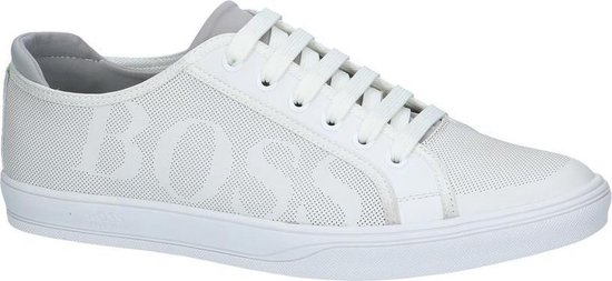 Hugo Boss - Attitude -50385618 - Sneaker laag gekleed - Heren - Maat 44 -  Wit - 100 -White | bol.com