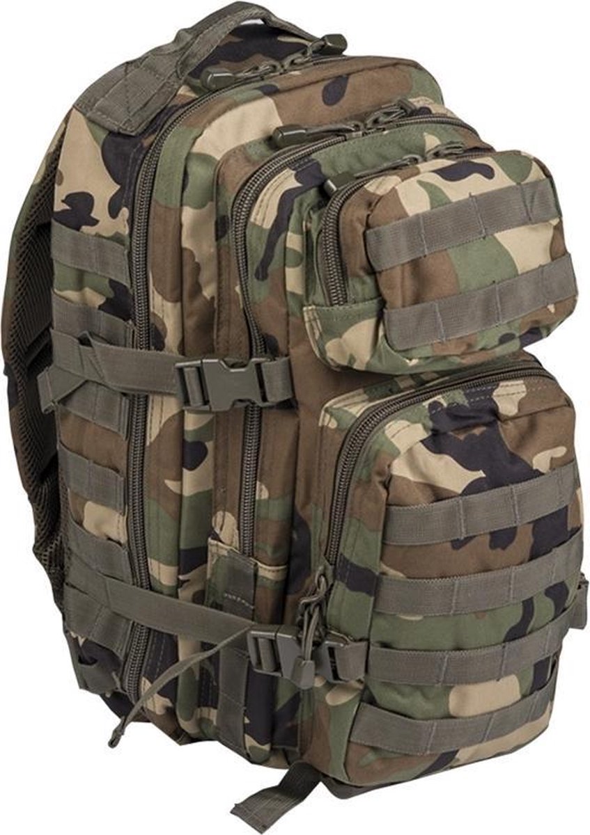 US Assault Backpack - Rugzak - 36 Liter - Woodland 51 x 29 x 28 cm