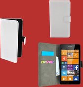 Microsoft Lumia 430 Wallet Bookcase hoesje Wit