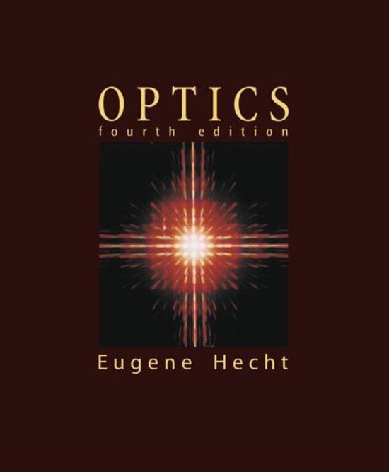Boek cover Optics van Eugene Hecht (Paperback)