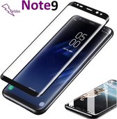 Samsung Note 9  Glazen screenprotector Samsung Galaxy  3D Screen beschermende Glas explosieveilige gehard glas Cover Film Zwart