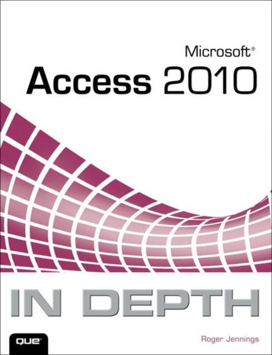 Microsoft Access 2010 In Depth - cover