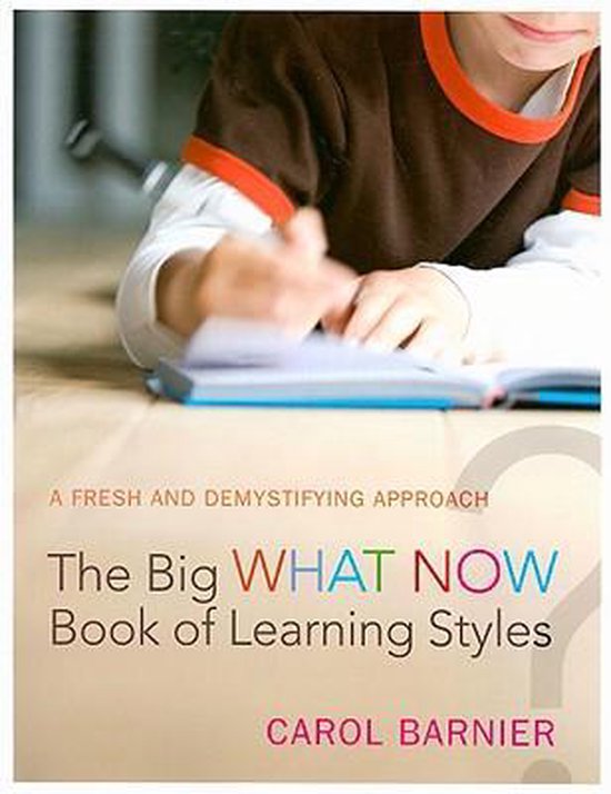 The Big What Now Book of Learning Styles - cover