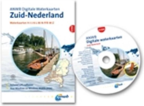 Cover van het boek 'ANWB Digitale Waterkaarten Zuid-Nederland 2010' van  ANWB