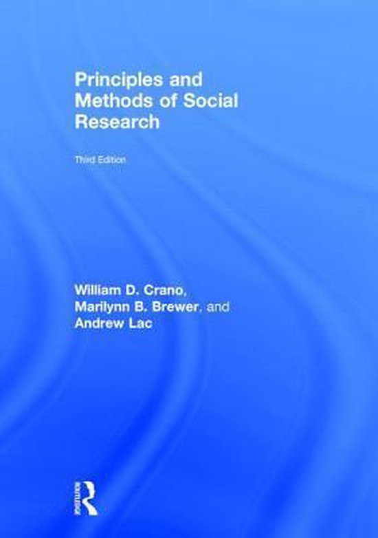 Principles and Methods of Social Research | 9780415638555 | William D ...