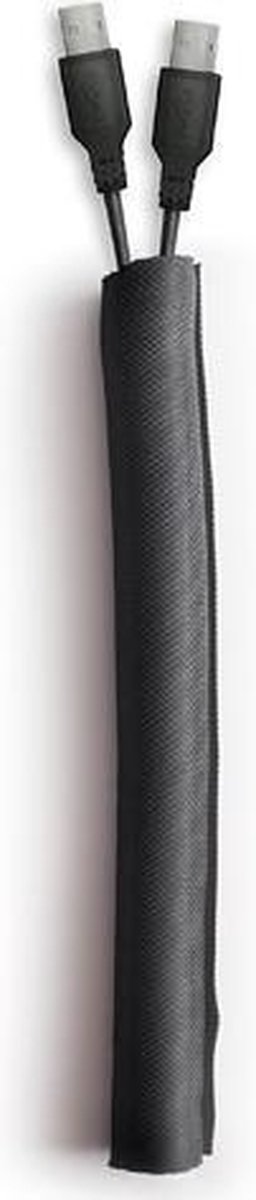 Multibrackets - Universal Kabelsok Self Wrapping 19mm-25m - zwart - Flexibele kabelslang/kabelkous