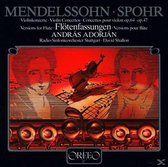 Andras Adorjan; David Shallon - Mendelssohn/Spohr Flotenfassung. (LP)