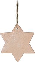 TAK Design Vinter Hanger Ster - Leer - 5 x 5 cm