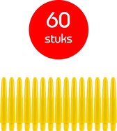 Dragon Darts - darts shafts - 20 sets (60 stuks) - short - geel - dart shafts - shafts