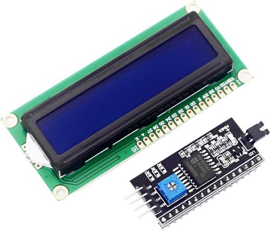 lekken Bloedbad Macadam Nieuw IIC / I2C met 1602 LCD Display scherm Board Module voor Arduino |  bol.com