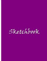 Sketchbook - Large Standard Purple Sketchbook / Draw and Write