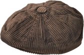 Jaxon Hats Corduroy Wide Wale Newsboy Cap Bruin - S