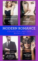 Modern Romance Collection: May 2018 Books 5 - 8: Desert Prince's Stolen Bride / Hired to Wear the Sheikh's Ring / Surrender to the Ruthless Billionaire / Princess's Pregnancy Secret