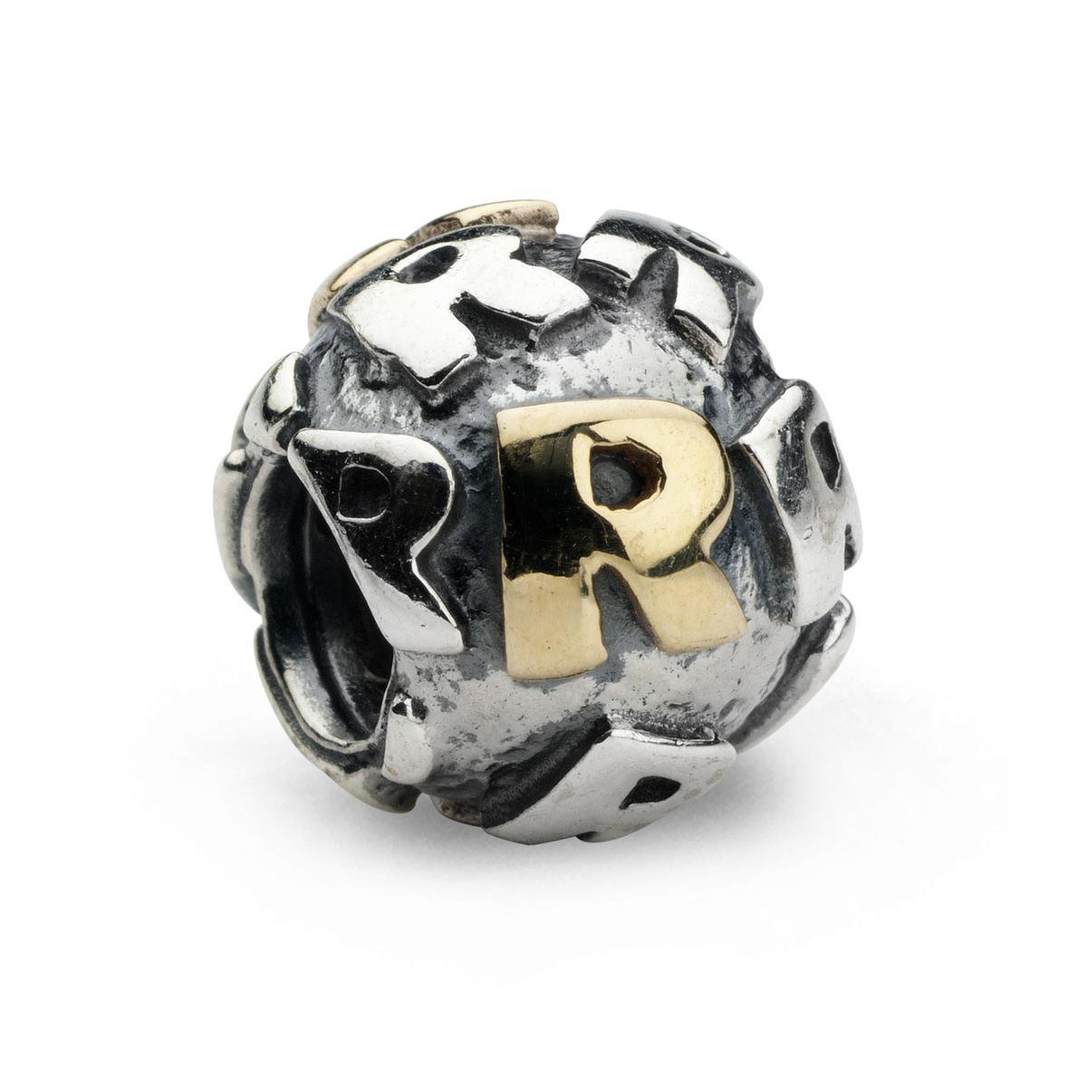 Pandora - Letter bedel zilver goud - 790298R | bol.com